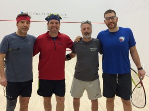Doubles A Final - Nick Dimitrijevic, Mark Eugeni, Peter Logan & Paul Gebrael