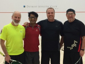 Doubles C Semi - Bruce Shaw, Shail Arora, Peter Ryan & Peter Wares
